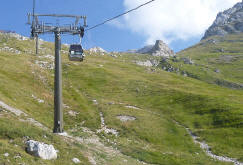 Impianto di risalita al Gran Sasso