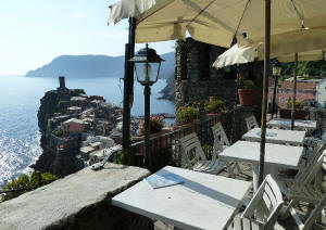 Ristorante con belvedere su Vernazza