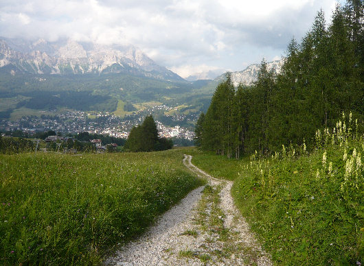 Sentiero da Pocol a Lacedel (Cortina d'Ampezzo)