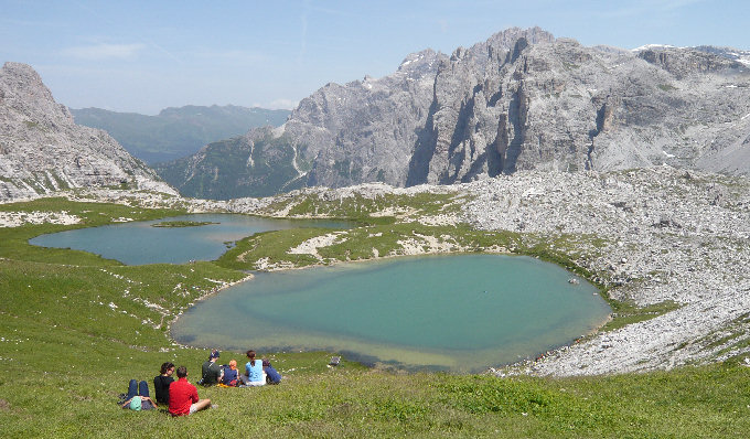 Laghetti_alpini a nord delle Tre cime di Lavaredo