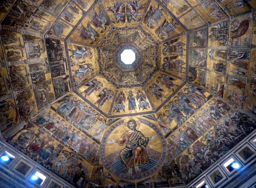 Veduta interna della cupola del Battistero di San_Giovanni