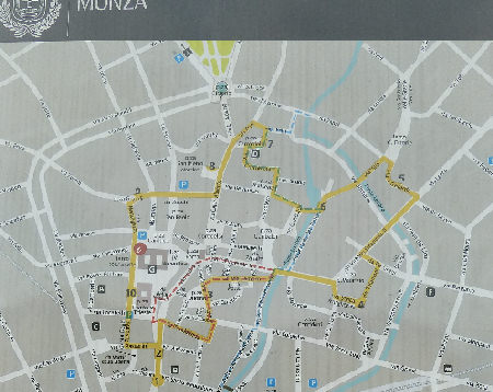 Cartina di Monza