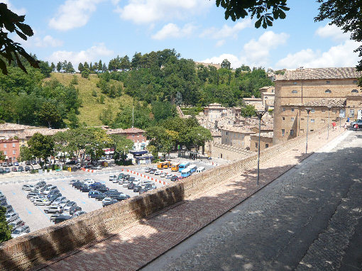 Veduta sul Piazzale Borgo Mercatale