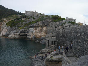 Percorso pedonale alla grotta di Portovenere