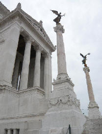Alcune colonne del Vittoriano