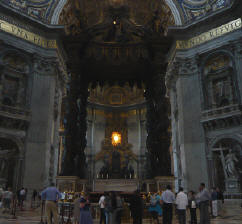 Tabernacolo del Bernini in Basilica di San Pietro 
