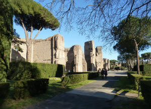 Roma Terme di Caracalla e giardini