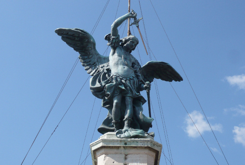 Angelo_di_bronzo di Castel_Sant'Angelo