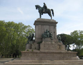 Monumento Giuseppe_Garibaldi al Gianicolo Roma