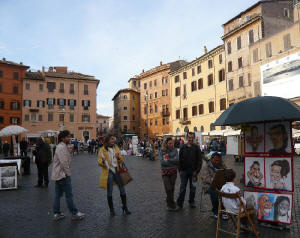 Stands Piazza_Navona Roma