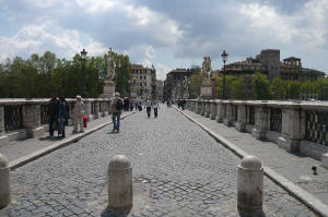 Ponte Sant'Angelo di Roma lato opposto