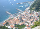 Amalfi vista dall'alto