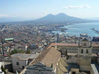 Veduta di Napoli con la Certosa di San Martino