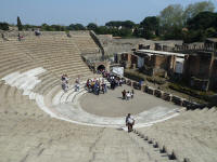 Teatro grande degli scavi di Pompei