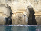 Grotte scavate nel tufo in area Gaiola