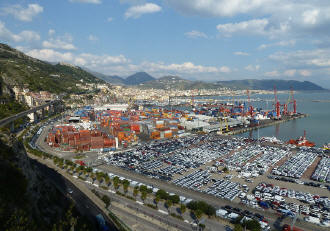 Foto del porto di Salerno