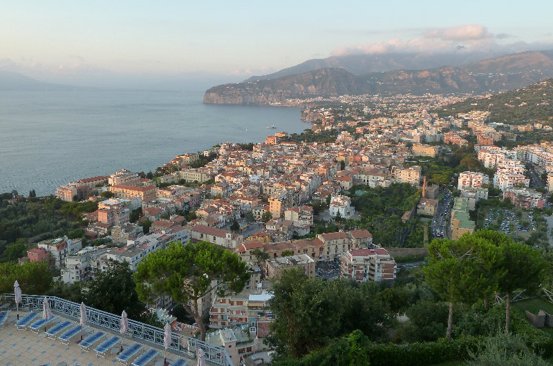 Sorrento vista dall'Hotel President