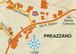Cartina di Preazzano