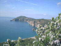 Capo Palinuro (al centro della foto si osserva l'arco naturale)