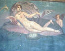 Scavi di Pompei: affresco "Venere in conchiglia"