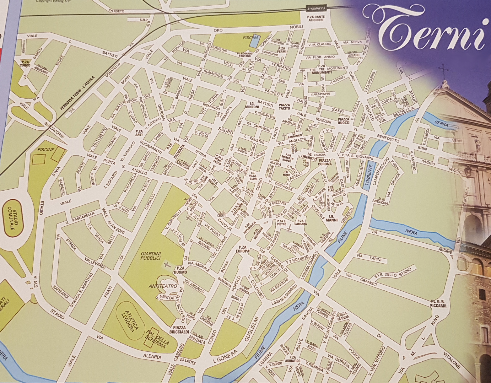 Cartina di Terni