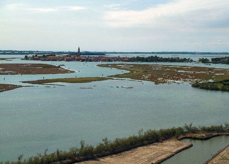 Veduta della Laguna dal campanile di Torcello